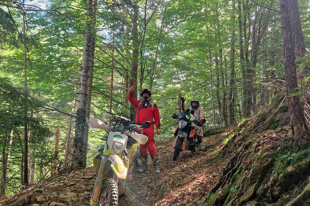 paso tecnico para moto trail en la traspirenaica by o2riders