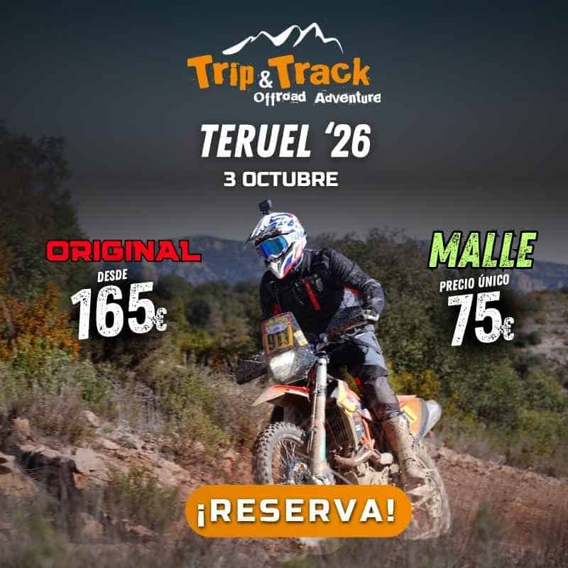 TRIP&TRACK TERUEL, rally no competitivo con roadbook y GPS para motos trail - precios y formatos de inscripcion